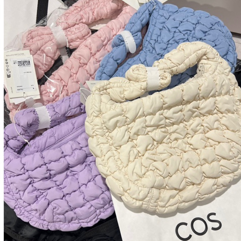 正品特價中💖☁️Cos 雲朵包 韓國快閃 限定色 粉紫 粉紅 粉藍 粉綠 黑色mini micro | 蝦皮購物