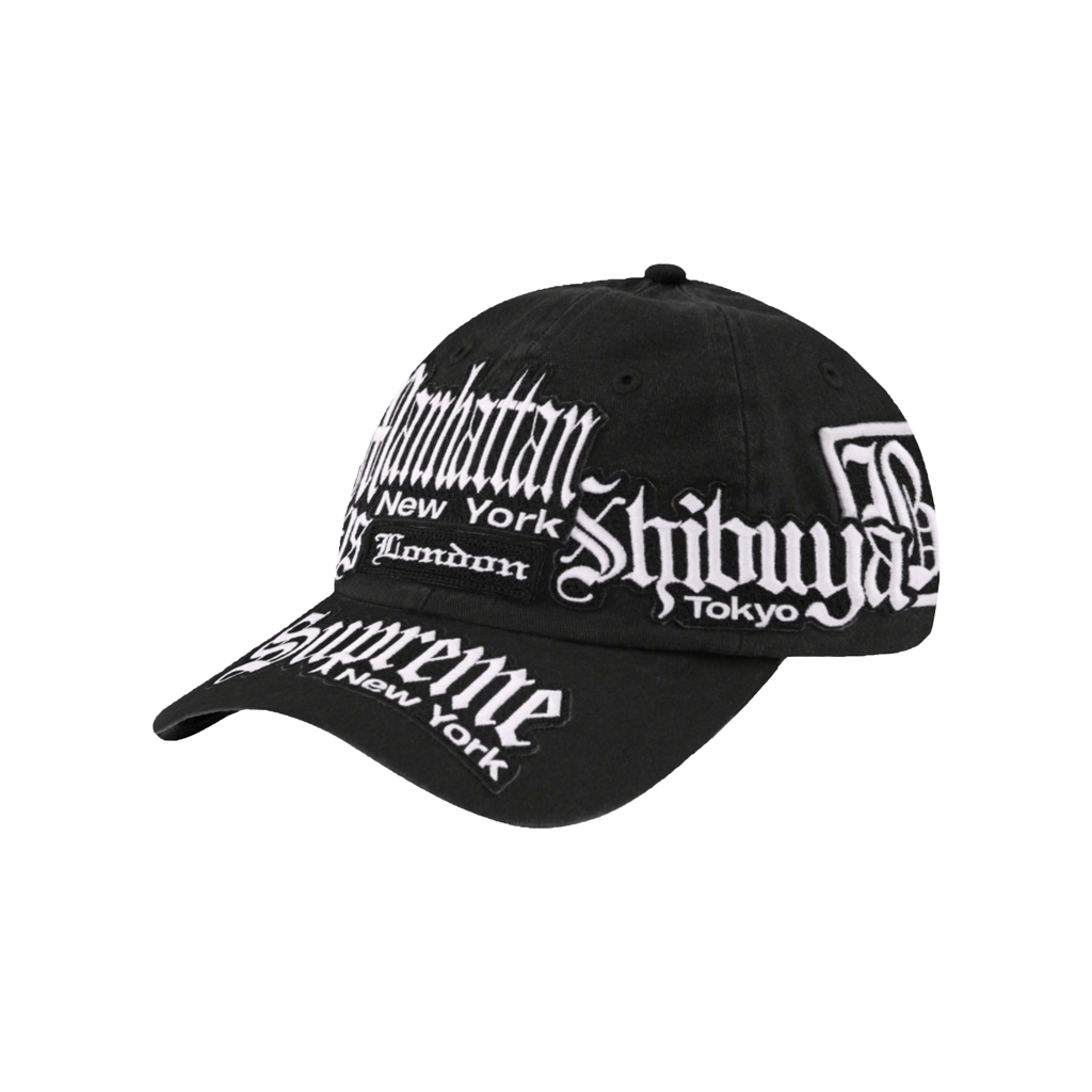 Supreme 23SS City Patches 6-Panel Cap-