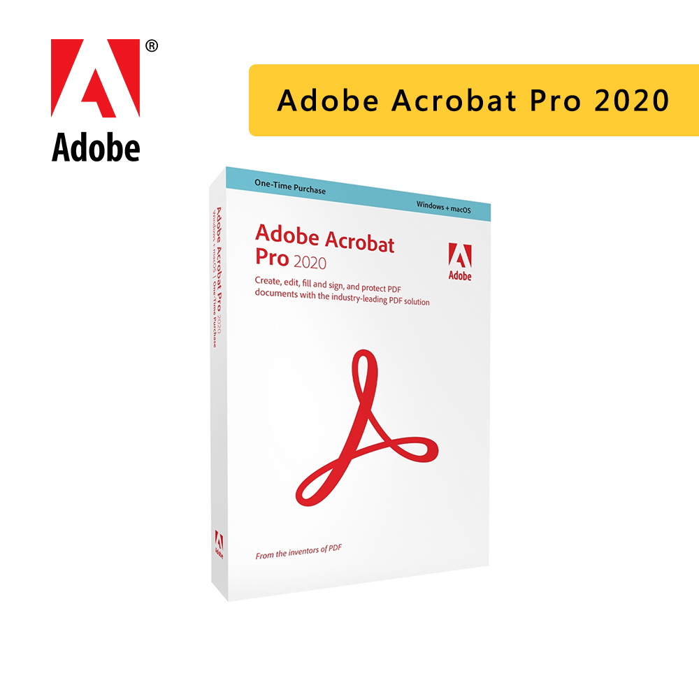 Adobe Acrobat Pro 2020 中文商業盒裝完整版 | 蝦皮購物