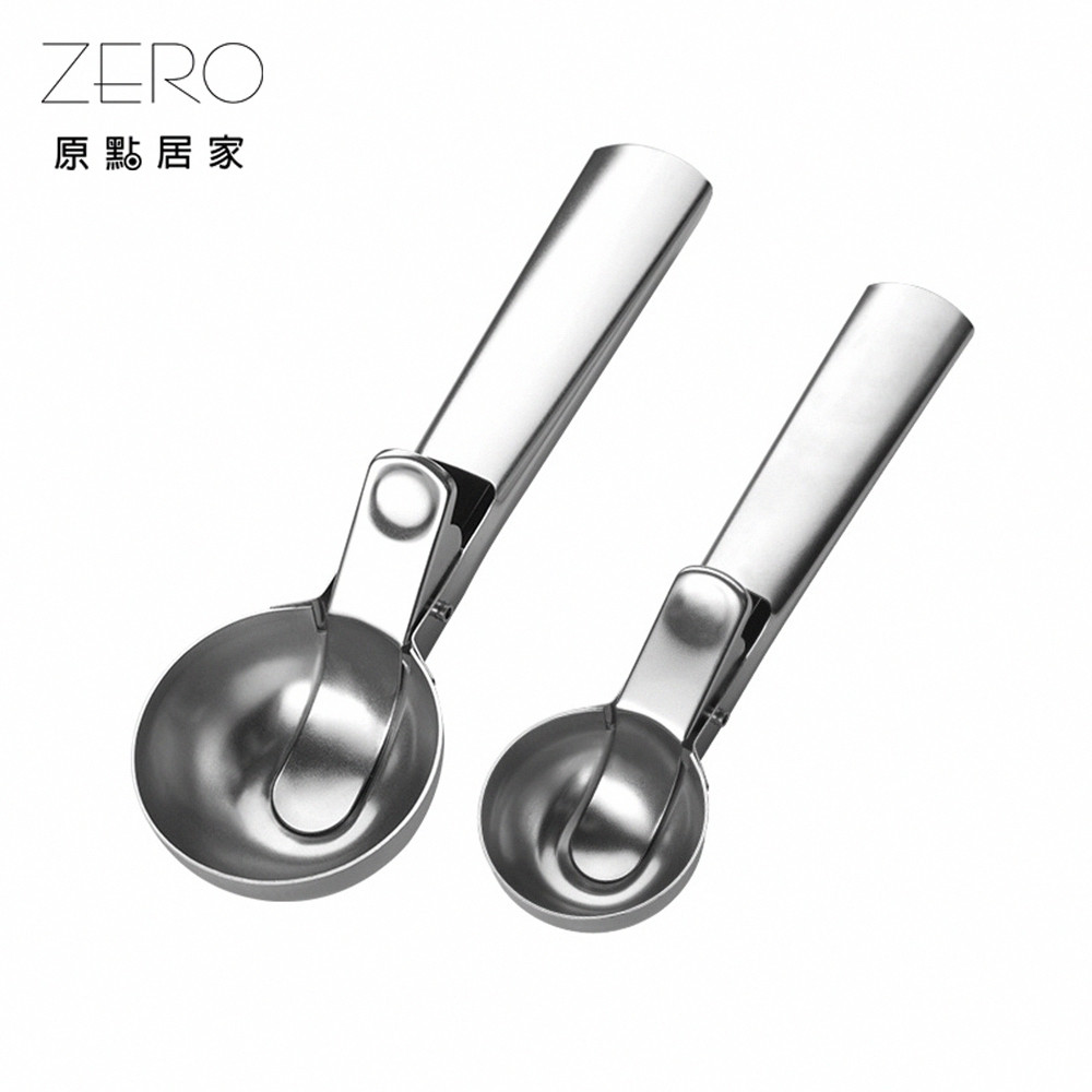 ZERO原點居家 304不鏽鋼 冰淇淋勺 冰淇淋挖勺 挖球器 挖杓 挖勺 吧噗勺 雪糕勺 冰勺 | 蝦皮購物