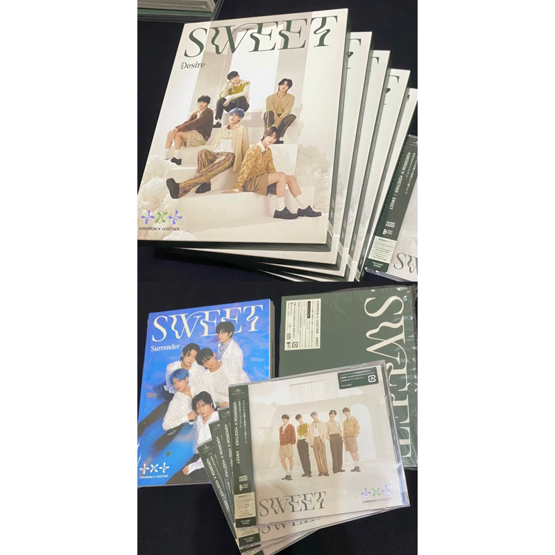 「空專+換卡」TXT SWEET 日專 初回限定A盤 B盤 7net限定盤 特典 生寫真 通常盤 日本wvs 日官 專輯