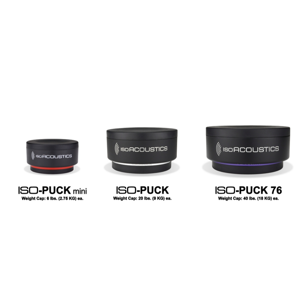 免運 Iso Acoustics PUCK 喇叭 架 監聽 音響 避震 防震 座 角錐 墊 材 | 蝦皮購物