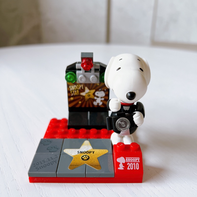 【Snoopy】超商聯名限定SNOOPY史努比70週年經典場景積木造型 名留星光大道 二手 | 蝦皮購物