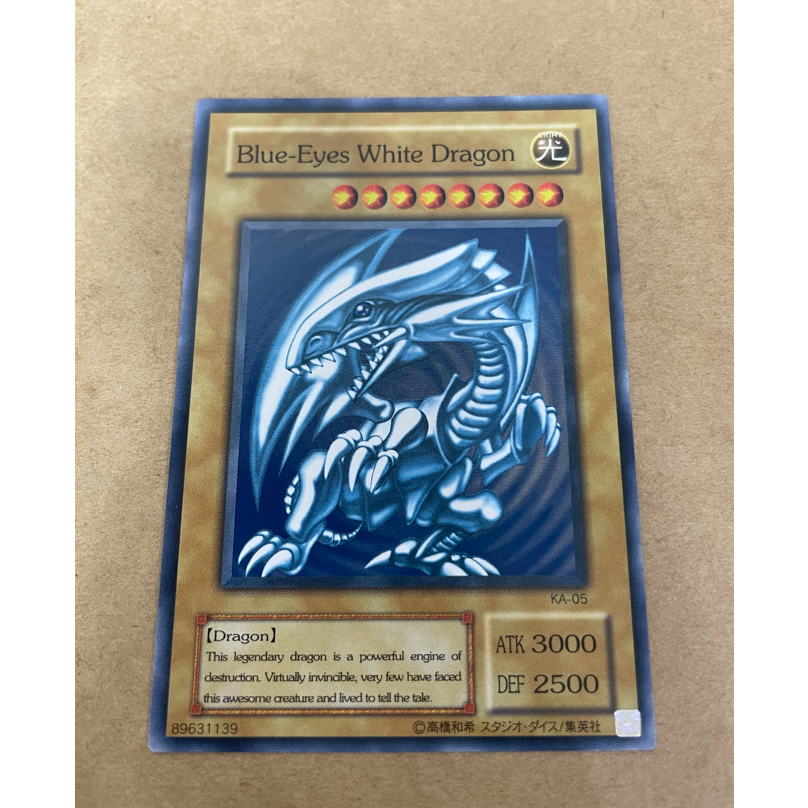 遊戲王 KA-05 青眼白龍 Blue-Eyes White Dragon 英文 普卡 卡片