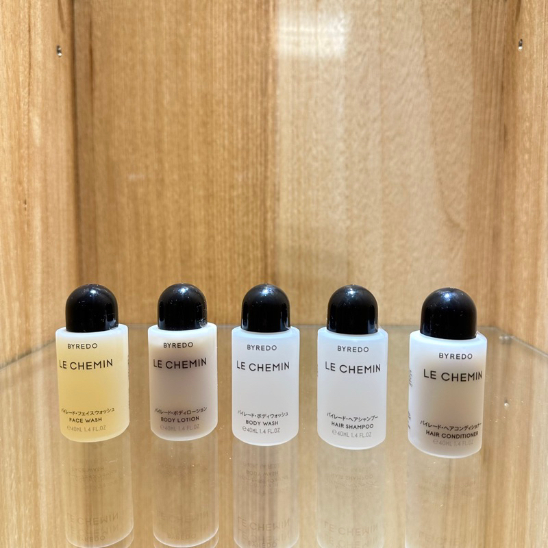 日本翠嵐飯店高級備品byredo 訂製香Le chemin 旅行組40ml 洗髮精沐浴乳