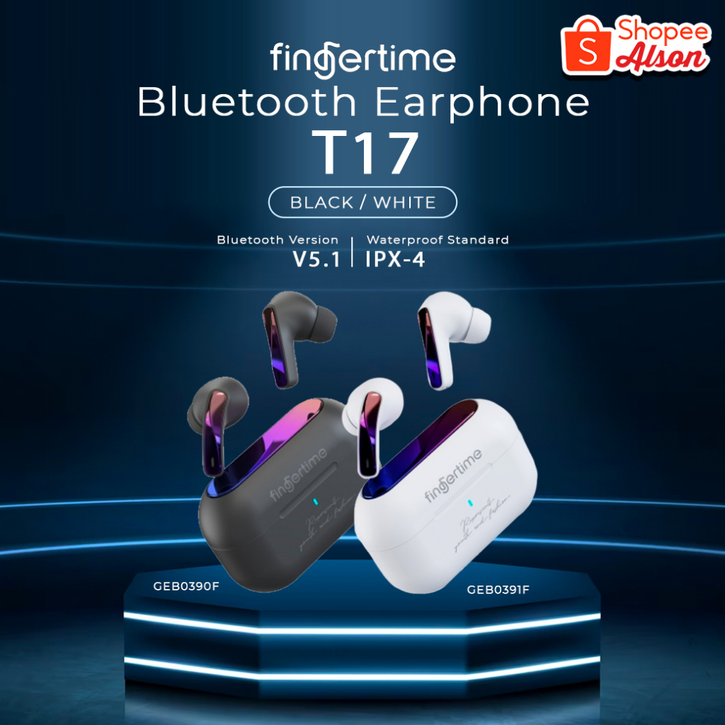 【ALSON】FINGERTIME T17 TWS 主動降噪 遊戲耳機 無線藍牙 BLUETOOTH EARPHONE | 蝦皮購物