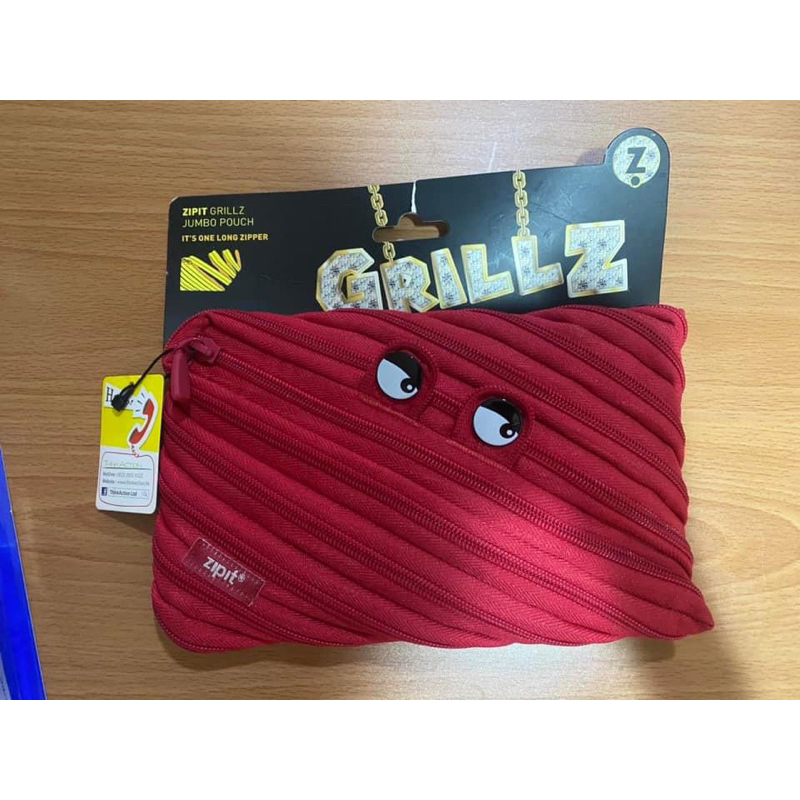 Grillz Jumbo Pouch Red - Zipit