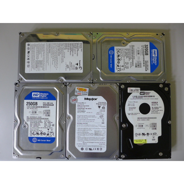 拆機良品~ 3.5吋 IDE 250GB 硬碟 ~7200轉 WD/Seagate/Maxor | 蝦皮購物