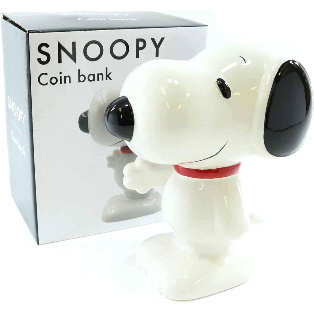 沛吉兔日貨館。日本直送 現貨在台 SNOOPY 史努比 史奴比 小白狗 花生漫畫 陶瓷 存錢筒 儲金桶 撲滿 公仔 擺飾 | 蝦皮購物