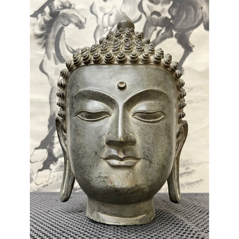 未使用 〝Buddha head〟 真鍮製 | wasser-bau.com