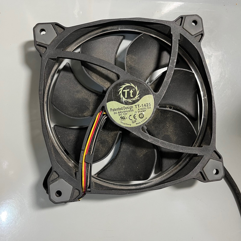 曜越 thermaltake TT-1425 14cm 4-Pin PWM 散熱風扇 12V/0.36A/雙滾珠軸承 | 蝦皮購物