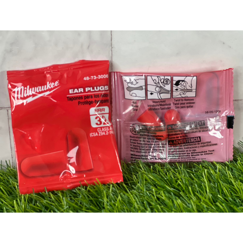 【鑫鉑利工具】Milwaukee 美沃奇 發泡式 耳塞 48-73-3006 隔音 降噪 工作防護 (獨立包裝) | 蝦皮購物