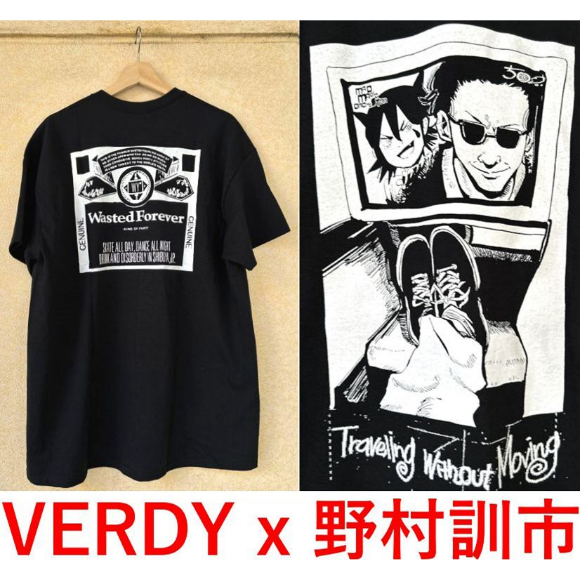 BLACK全新VERDY x 野村訓市40周年紀念WASTED FOREVER YOUTH 40TH