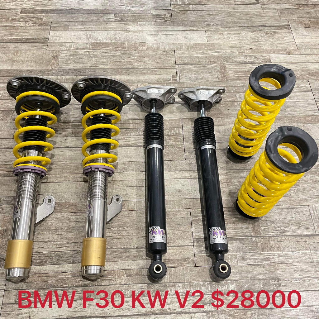 品太】(保固四個月) BMW F20 F30 F32 KW V2 高低軟硬可調避震器極新品整新品| 蝦皮購物