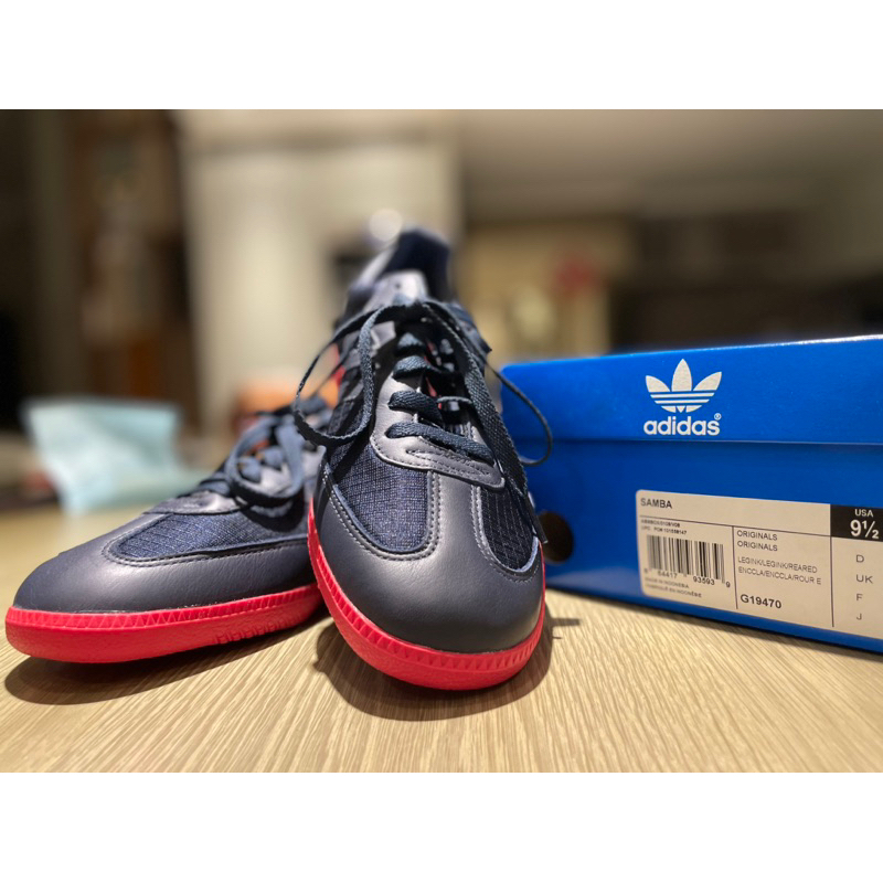 Adidas Originals Samba OG 深藍 紅 全新 US9.5 稀有 購於美國