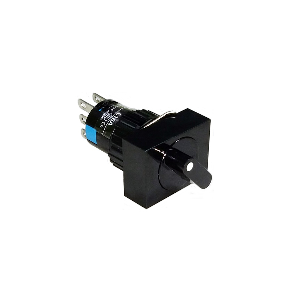 選擇開關 2段開關 3段開關 長方形 L16A 16mm 旋鈕 [電世界2000-908 909] | 蝦皮購物