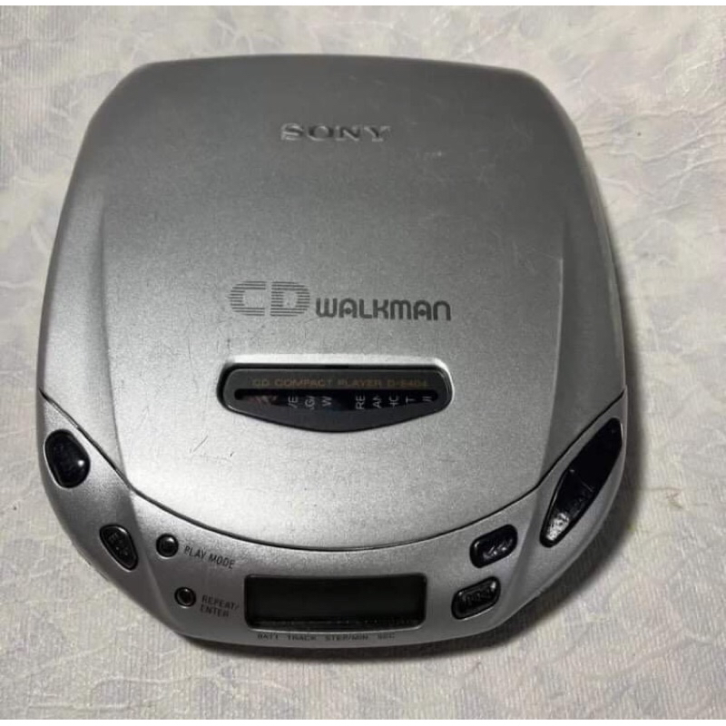 【私訊優惠】稀有珍藏 Sony CD Walkman cd隨身聽 D-E404 二手佳品 附隨身包