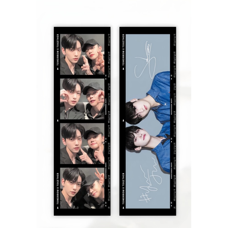 TOMORROW X TOGETHER 崔秀彬 フォトカード 雙面人生四格雙人簽印♡ 崔然竣崔秀彬TOMORROW X TOGETHER | 蝦皮購物