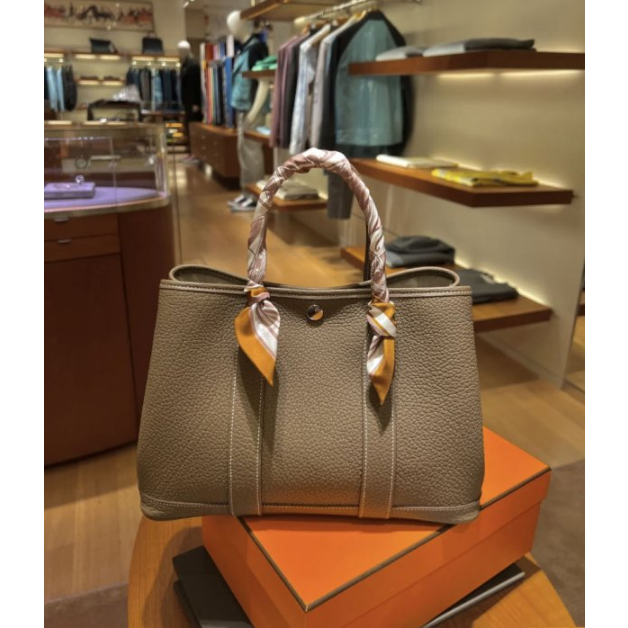 Hermes Garden Party 30, Etoupe, New in Box WA001 - Julia Rose Boston