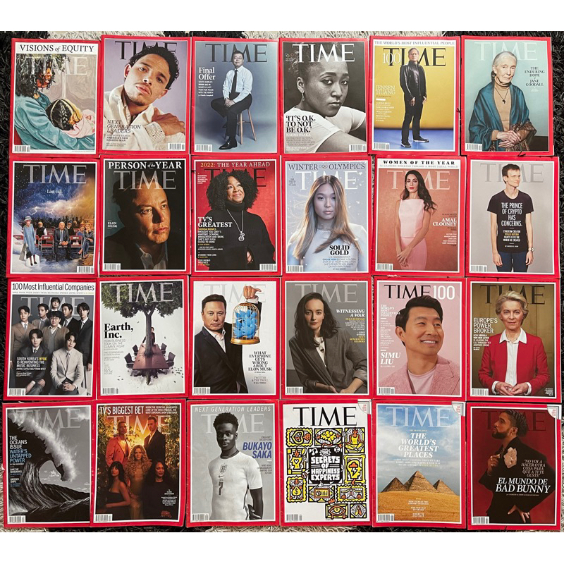 2021-2023 時代雜誌 二手Time Magazine！共24本 | 蝦皮購物