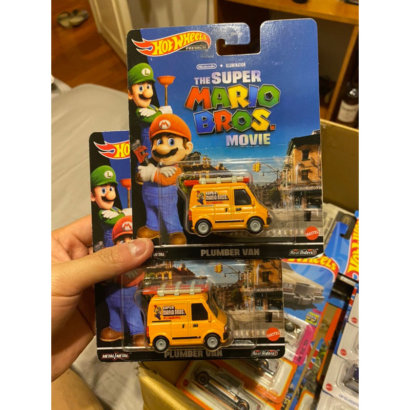 風火輪 hot wheels 電影文化 超級 super 瑪利歐 mario plumber van 兄弟 精裝 膠胎 | 蝦皮購物