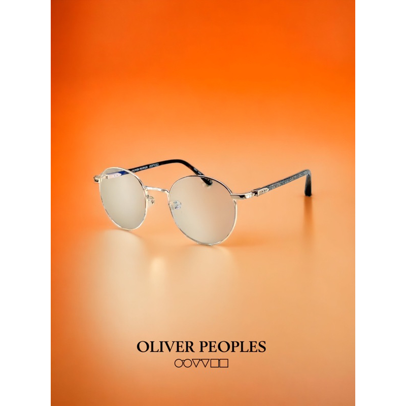 本閣】OLIVER PEOPLES OV5988 美國品牌手工眼鏡金色大圓框木紋鏡腳可調 