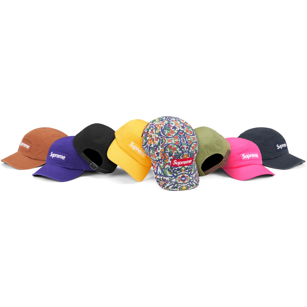 Supreme 23SS 春夏Washed Chino Twill Camp Cap 皮扣帽子現貨| 蝦皮購物