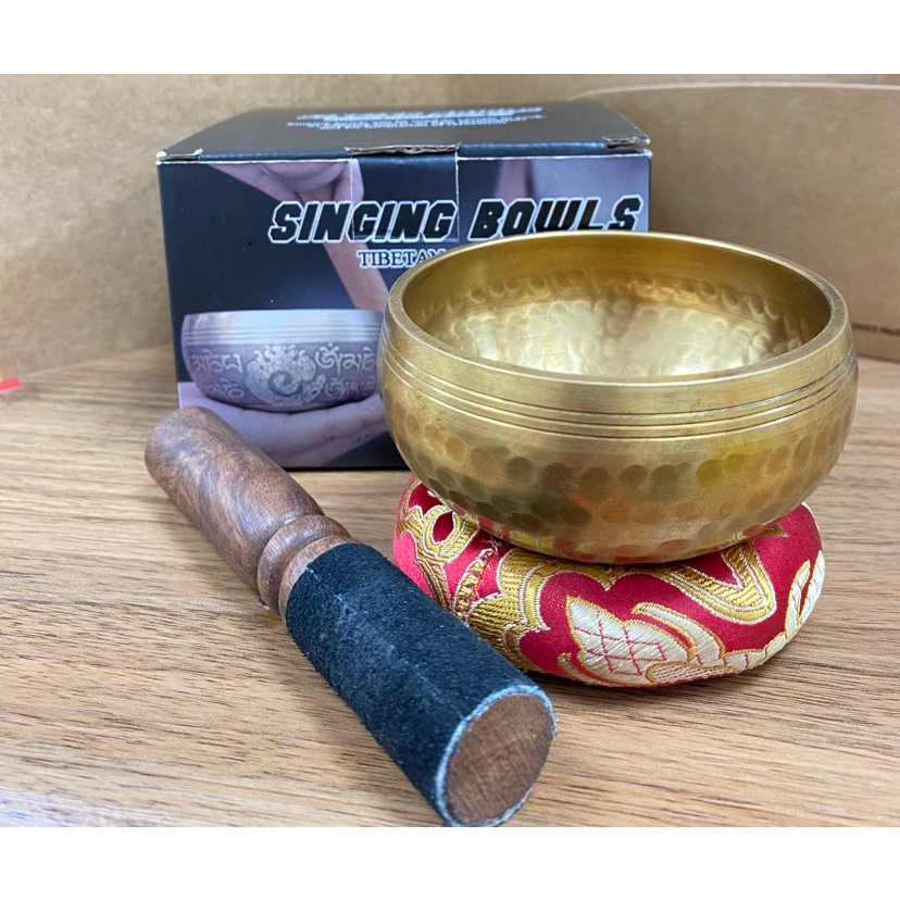 西藏頌缽 尼泊爾手工頌缽 音缽 頌缽 修行佛音缽 瑜伽用品頌缽 佛音碗擺件 修行缽 （附木棒＋墊圈） | 蝦皮購物