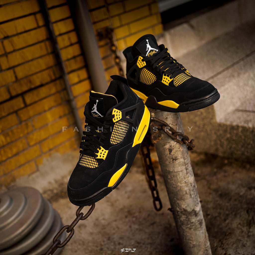 【Fashion SPLY】Air Jordan 4 Retro Thunder 黑黃雷神 DH6927-017 186