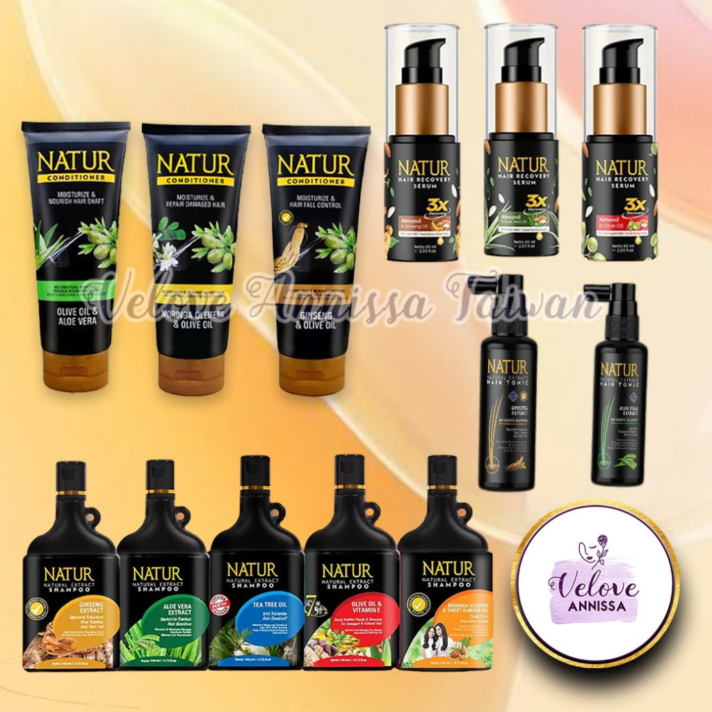 Natur Shampoo Hair Serum Conditioner Ginseng Aloe Rambut | 蝦皮購物
