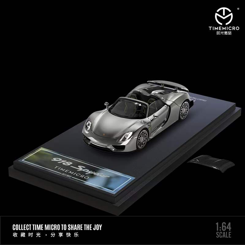 TM 1:64 Porsche 918 Spyder 人偶限量版模型保時捷蛙王XG10