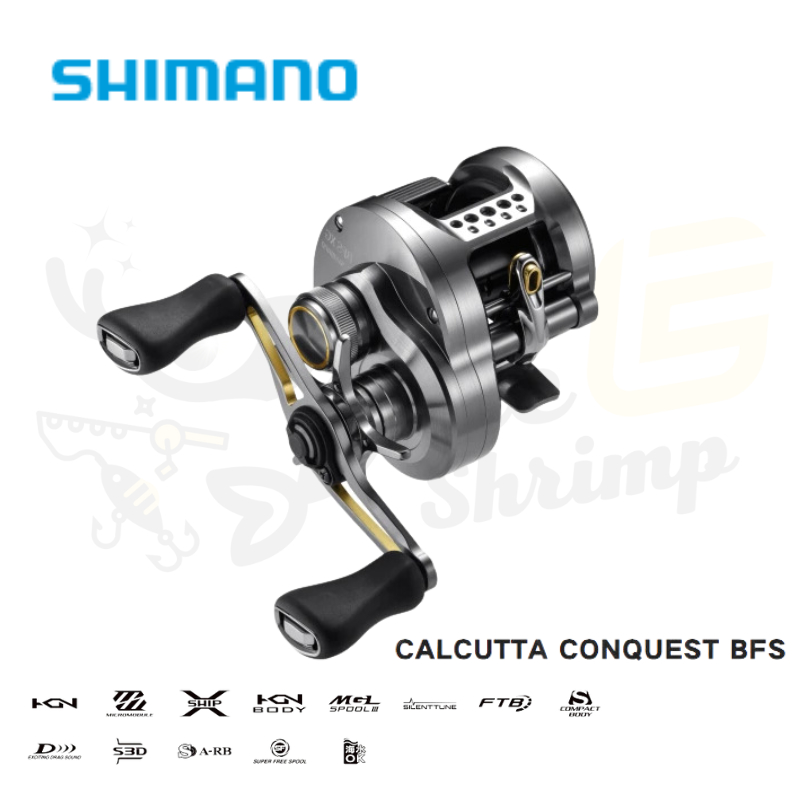 23 SHIMANO CONQUEST BFS HG LEFT 公司貨左手捲微拋康黑康【小蝦米釣具