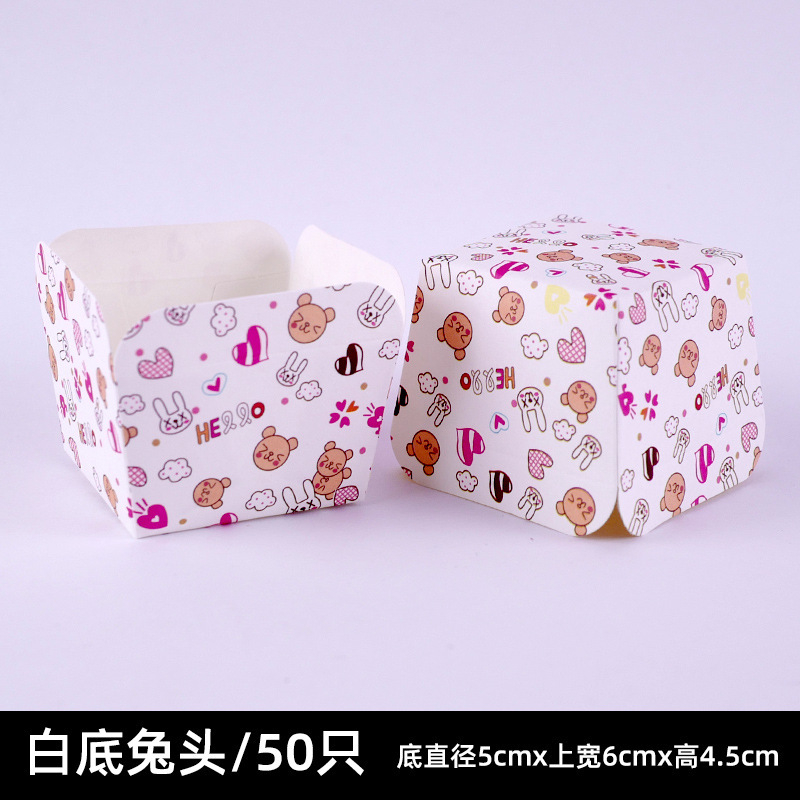 Paper square cups 