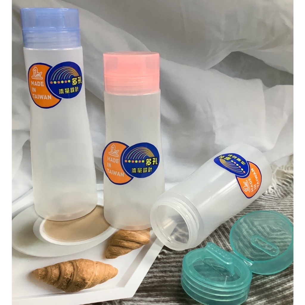 【台灣製】六條通醬料瓶 六孔美乃滋瓶 調味瓶280ml/400ml 《享盈餐具》 | 蝦皮購物