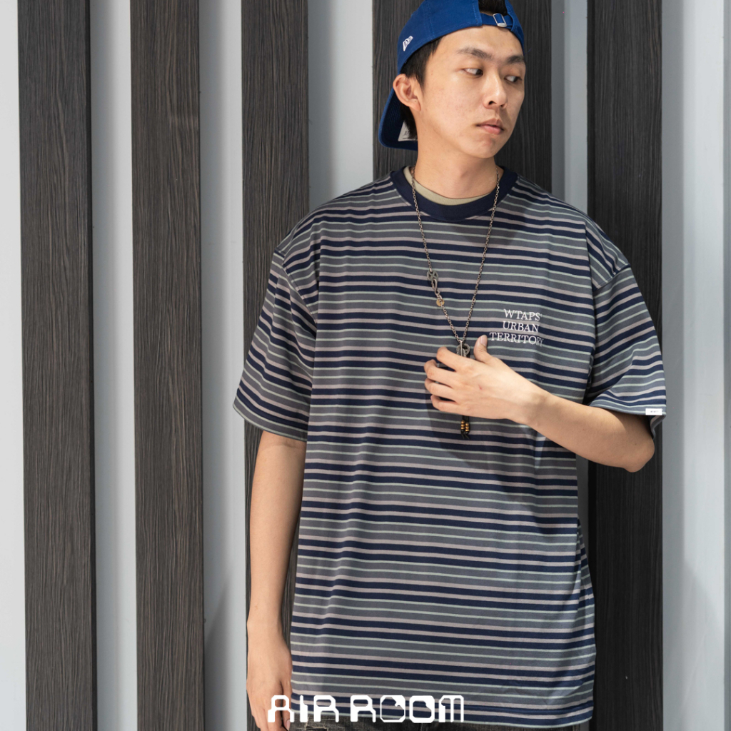 ☆AirRoom☆【現貨】2023SS WTAPS BDY 01 SS COTTON TEXTILE WUT 條紋