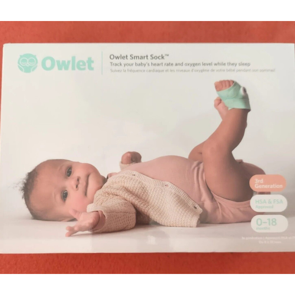 最便宜 現貨全新 Owlet Sock 3代 兒童 寶寶 智慧監測襪 監控襪 蝦皮購物