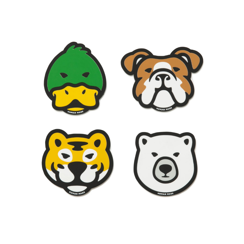 日貨代購CITY】HUMAN MADE ANIMAL HEART RUBBER COASTER 動物