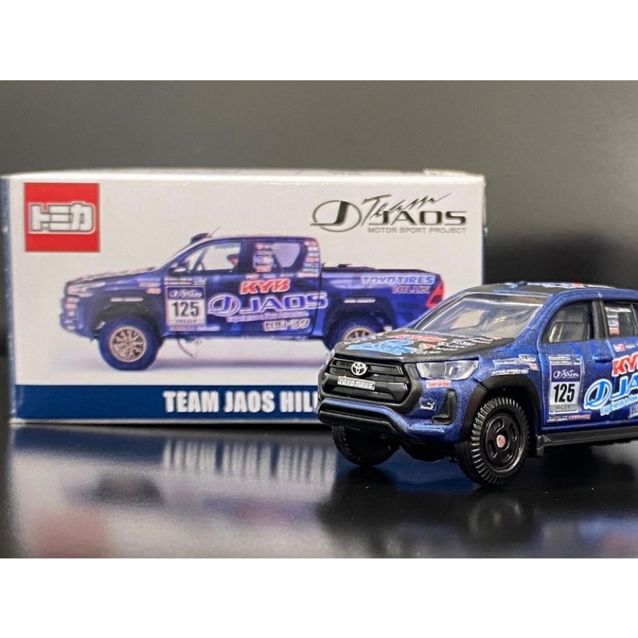 TOMICA 日本汽車百貨JAOS特注 TEAM JAOS HILUX 海力士 鋼印B1823 全新 不挑盒出貨