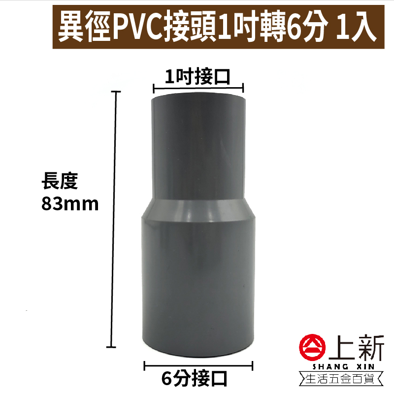 台南東區 PVC異徑轉接管 PVC接頭 異徑轉接管 轉接頭 水管 水料 零件 4分 6分 1吋 宅易修 | 蝦皮購物