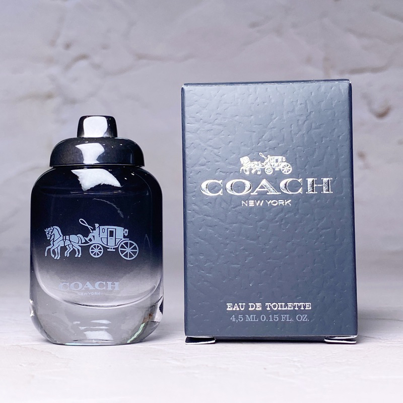 超激敗】Coach 時尚經典男性淡香水4.5ML 小香沾式New York FOR MEN