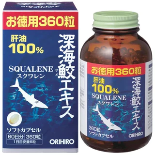 【🇯🇵日本直送】ORIHIRO 日本製 100%魚肝油 深海鮫魚肝油 60日份
