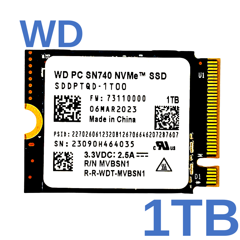 台灣全新現貨五年保固Steam Deck Ally高速SSD【1TB / 2TB】WD SN740