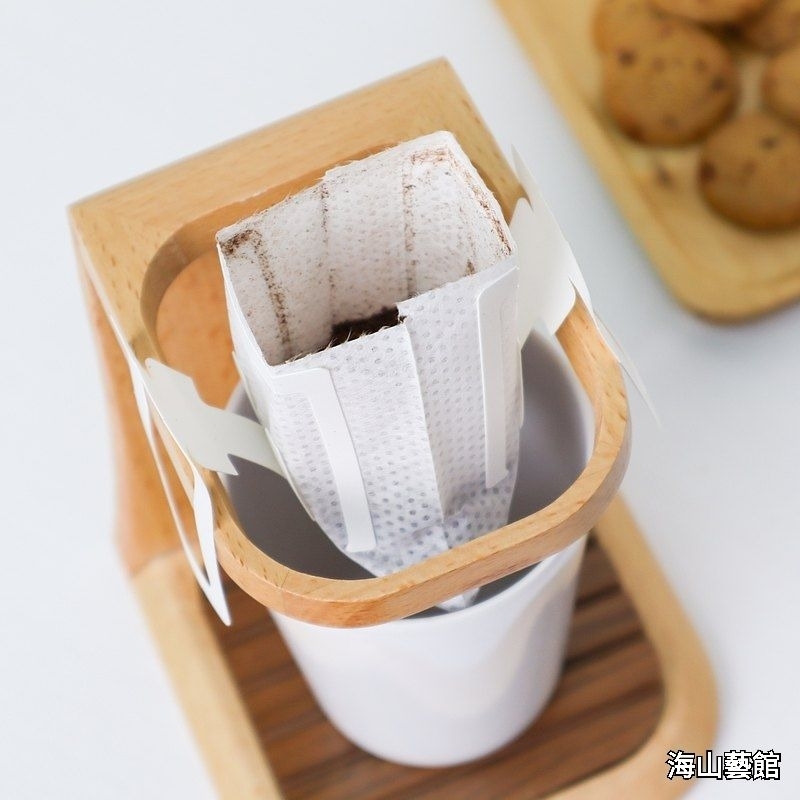 海山藝館童心木TOSMU 掛耳包手沖咖啡架(含杯墊台灣原創簡約時尚 海山藝館童心木TOSMU 掛耳包手沖咖啡架(含杯墊台灣原創簡約時尚