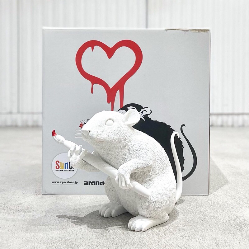 ☆Fusion Store☆台灣現貨Banksy 品牌班克斯Love Rat 老鼠限量雕塑藝術