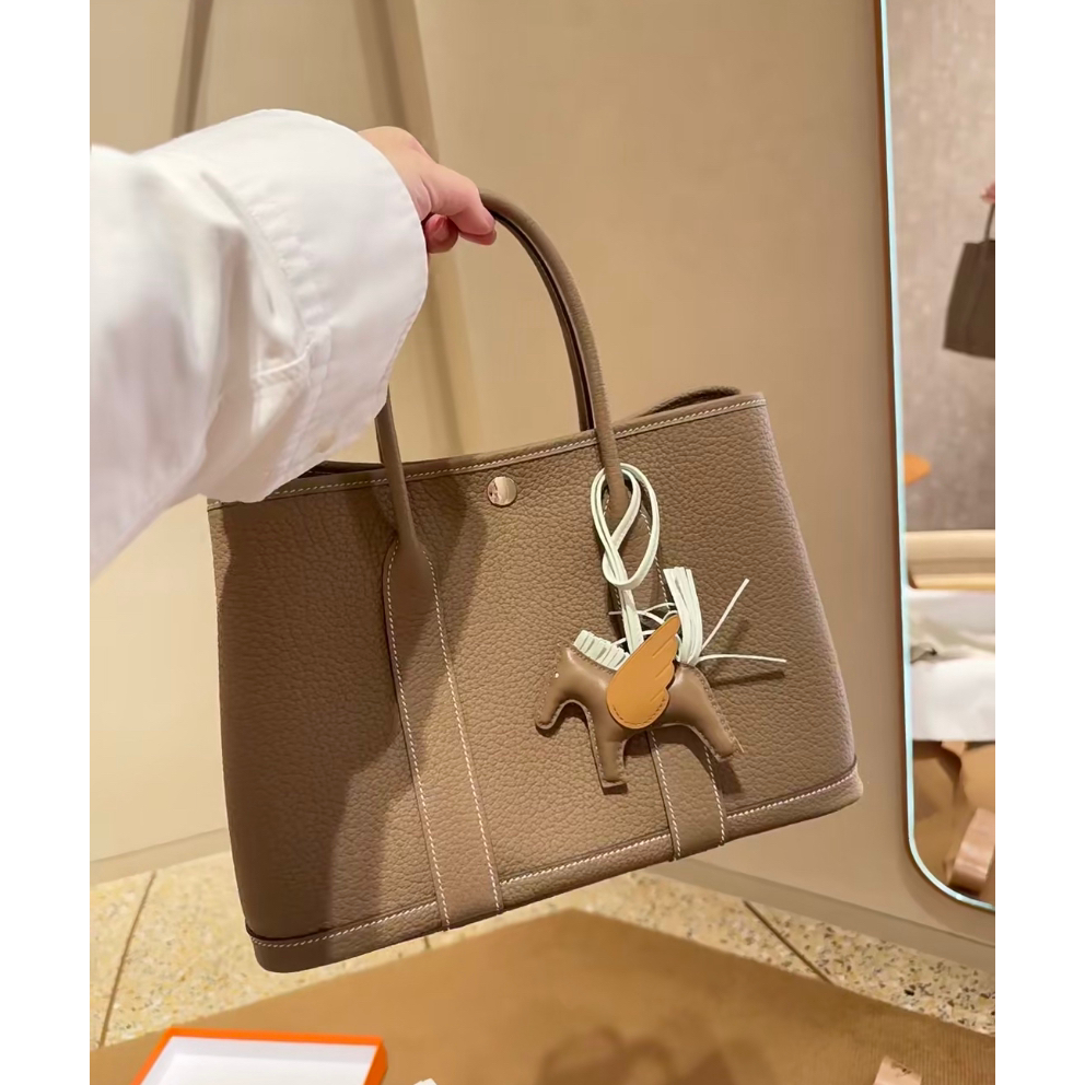 HERMES Garden Party Garden party 30 bag (H051568CK18) in 2023