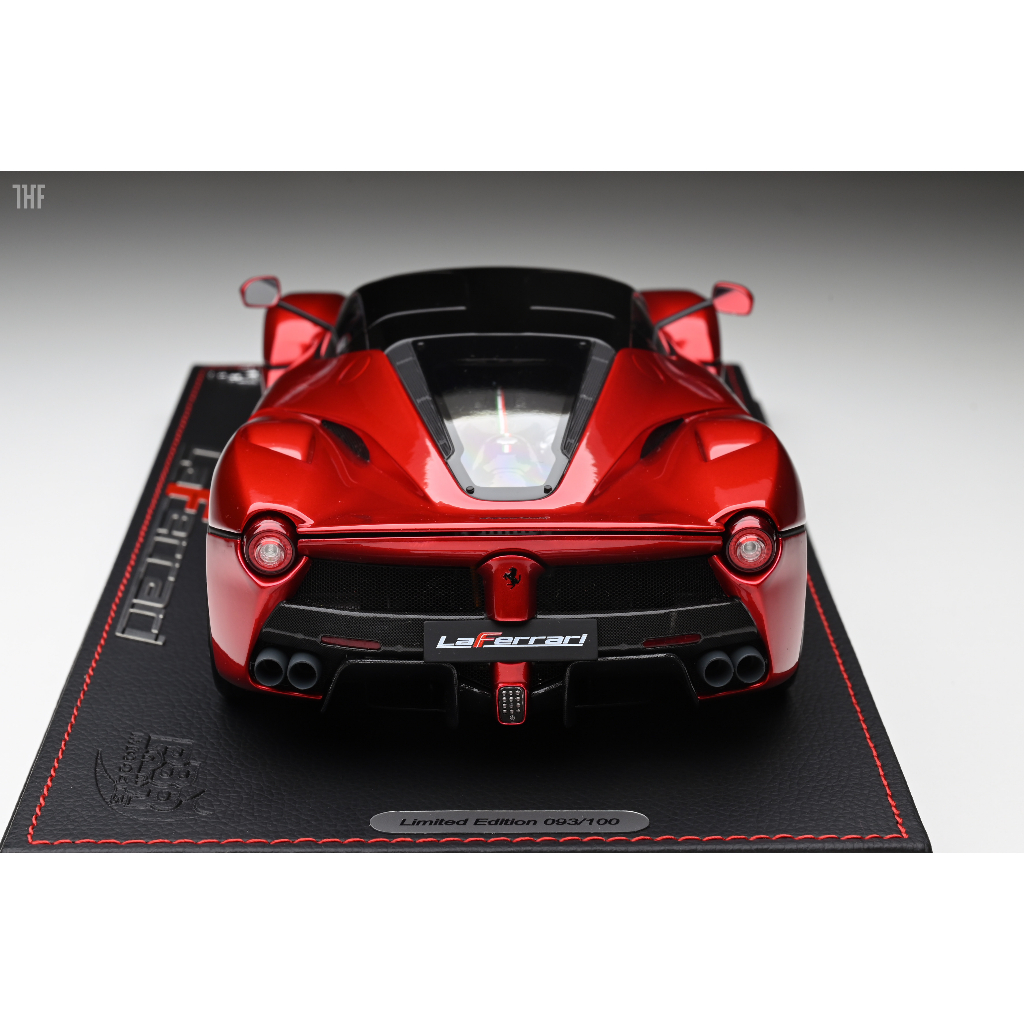 Ferrari LaFerrari Rosso Fuoco 金屬紅色全開限定版含展示罩1/18