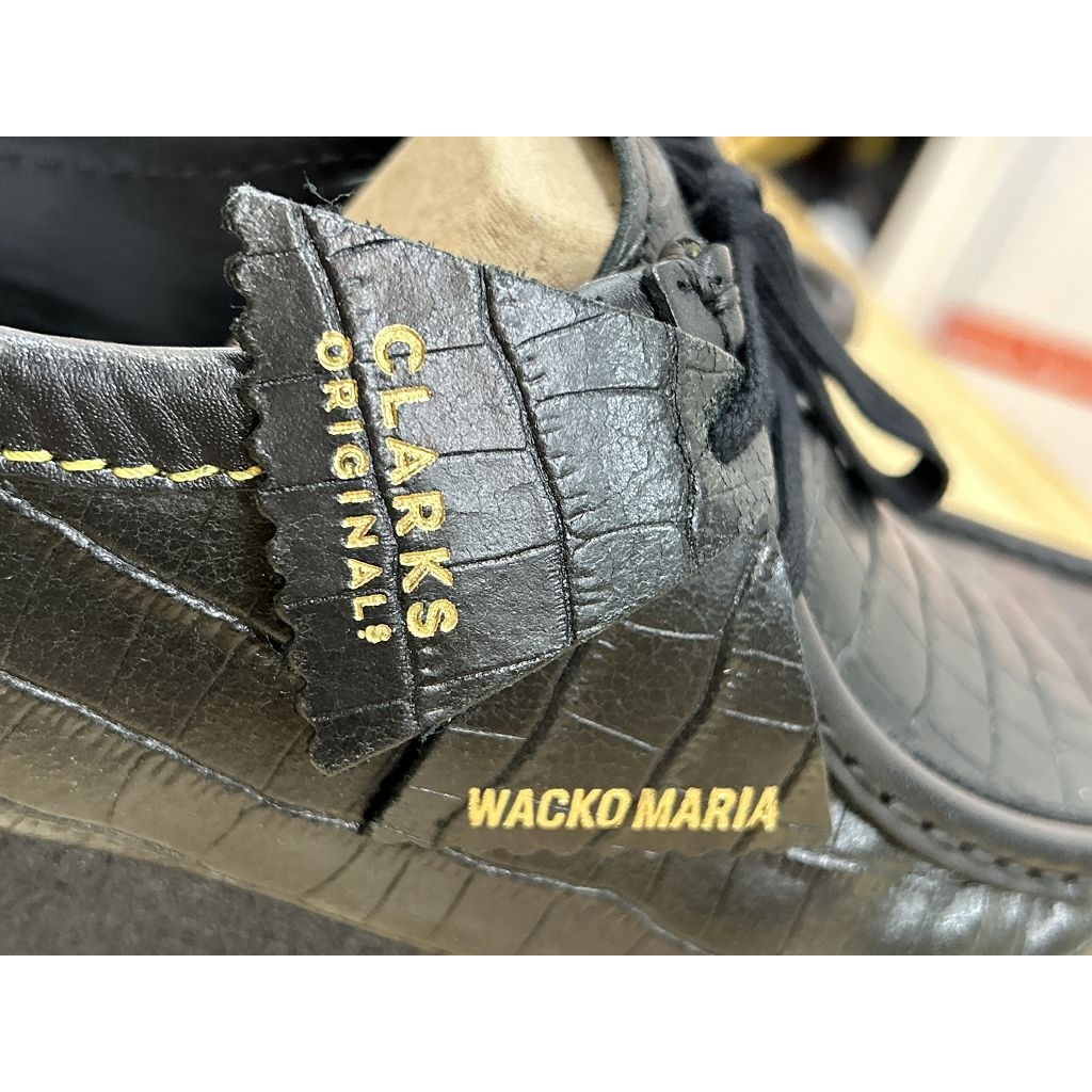 WACKO MARIA × Clarks 遡る Wallabee Crocodile