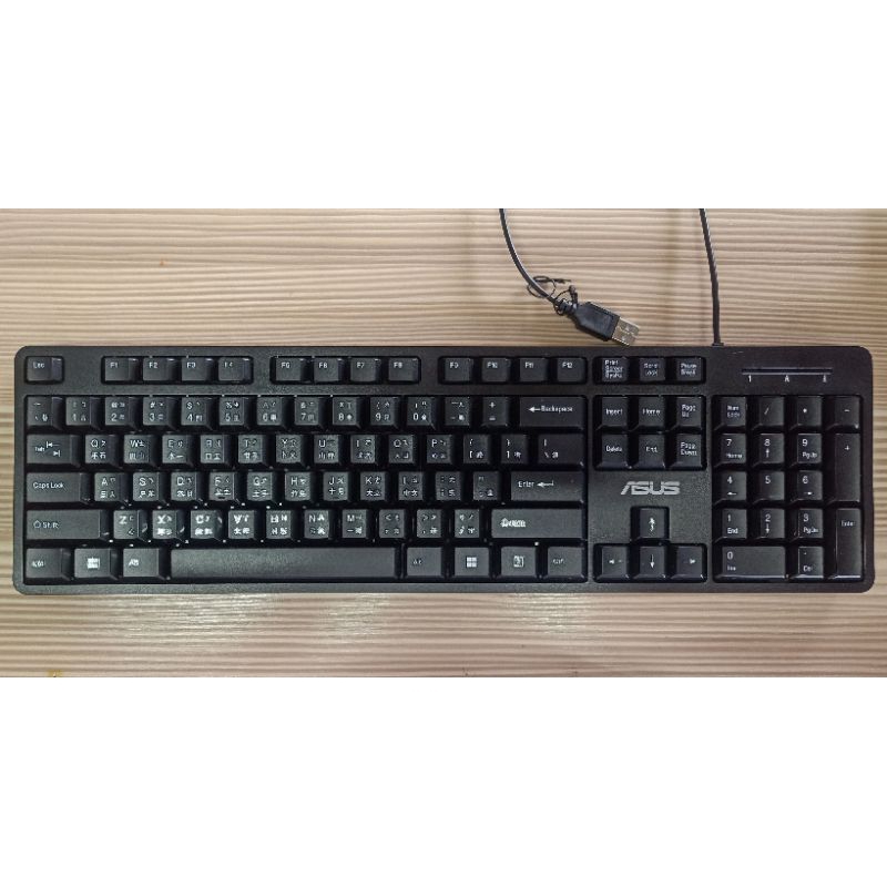 ASUS keyboard K49 華碩 USB 鍵盤 | 蝦皮購物