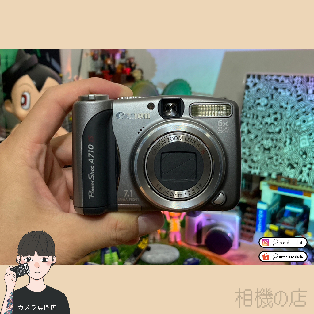 名機 動作品 Y2K 平成レトロ Canon PowerShot A710 IS 名機 動作品 Y2K