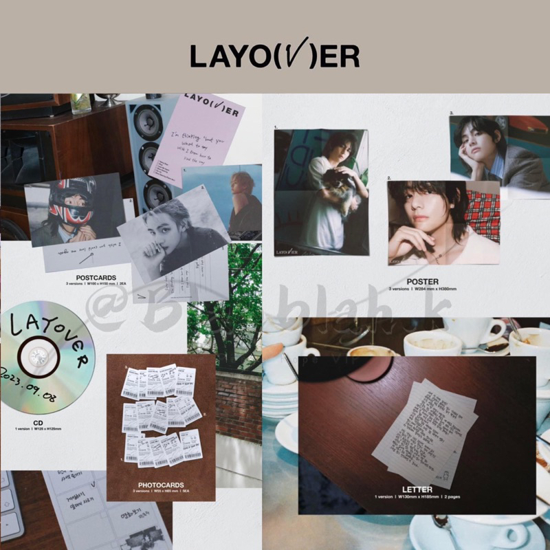 V - Layover (3 Version Set + Weverse Album) (Weverse Gift) (Early Bird) 